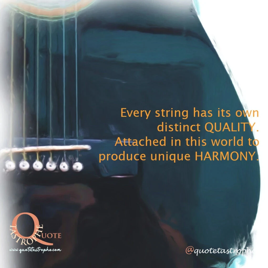 Every String Has Its Own Distinct Quality