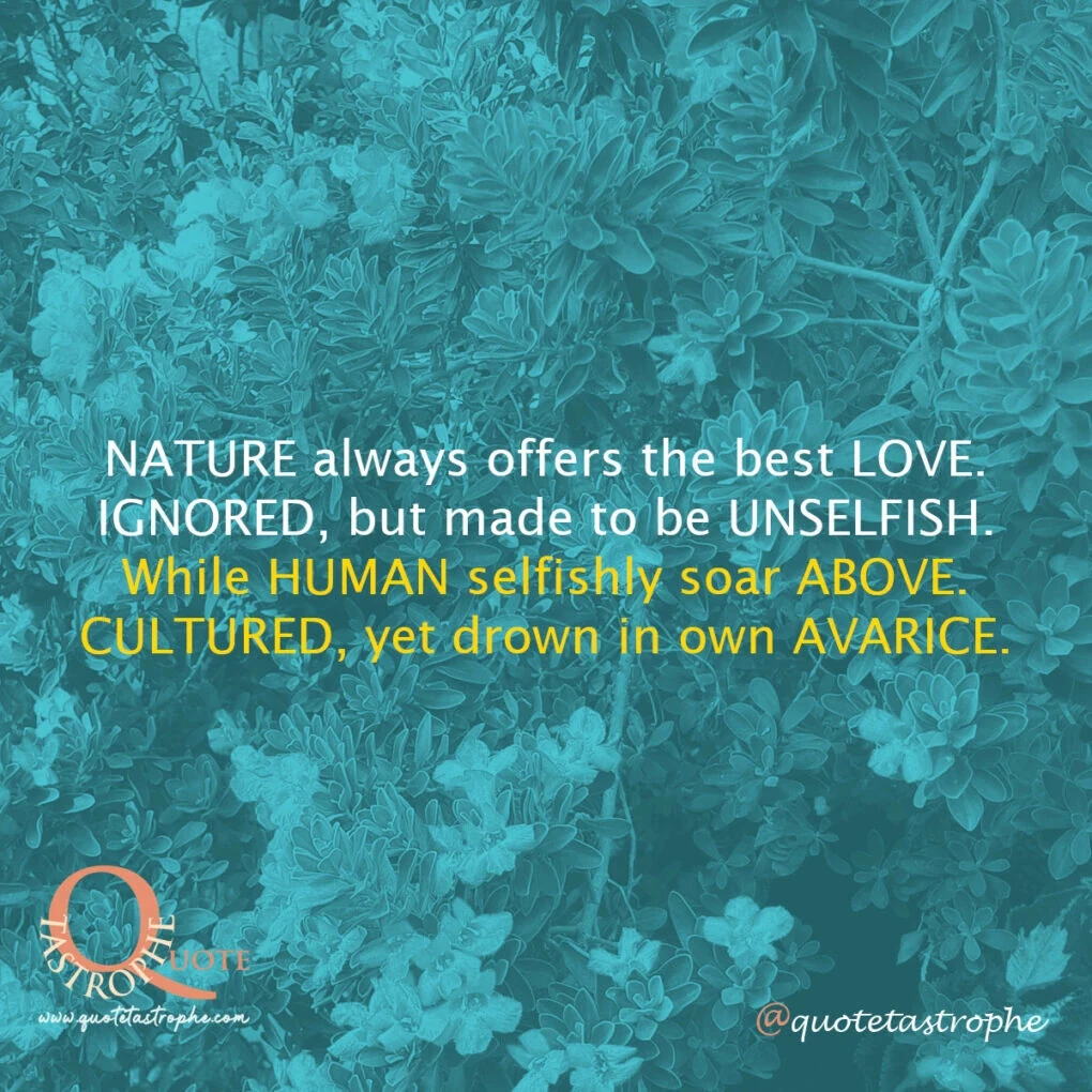 Nature Always Offers the Best Love