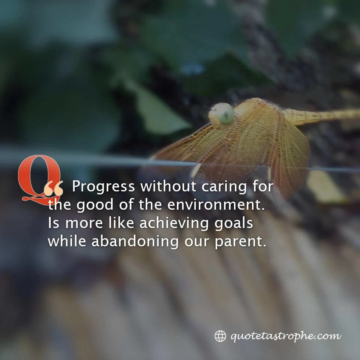 Progress Without Caring For The Good
